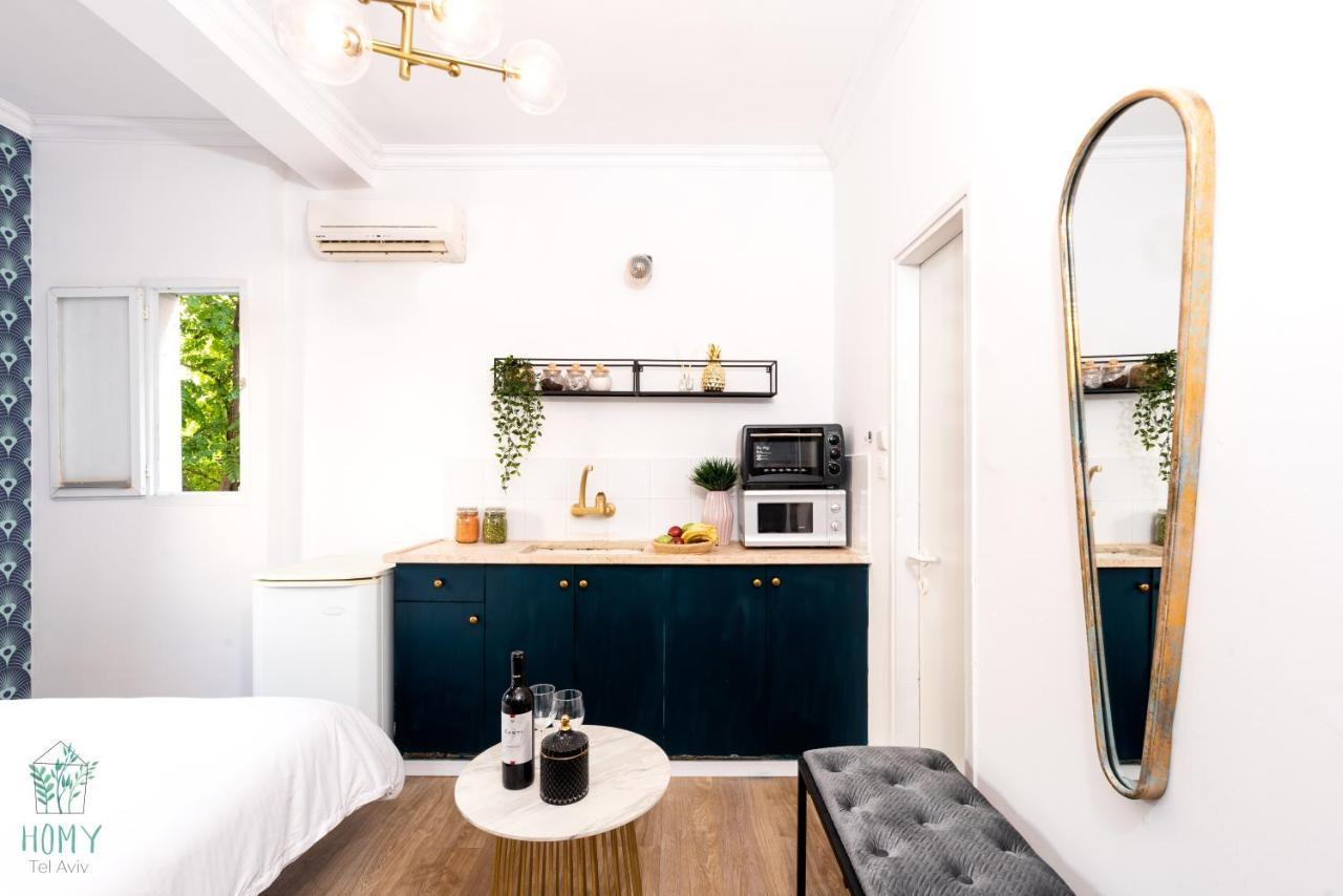 Stylish Studio Apartments On Dizengoff By Homy Tel Aviv Esterno foto