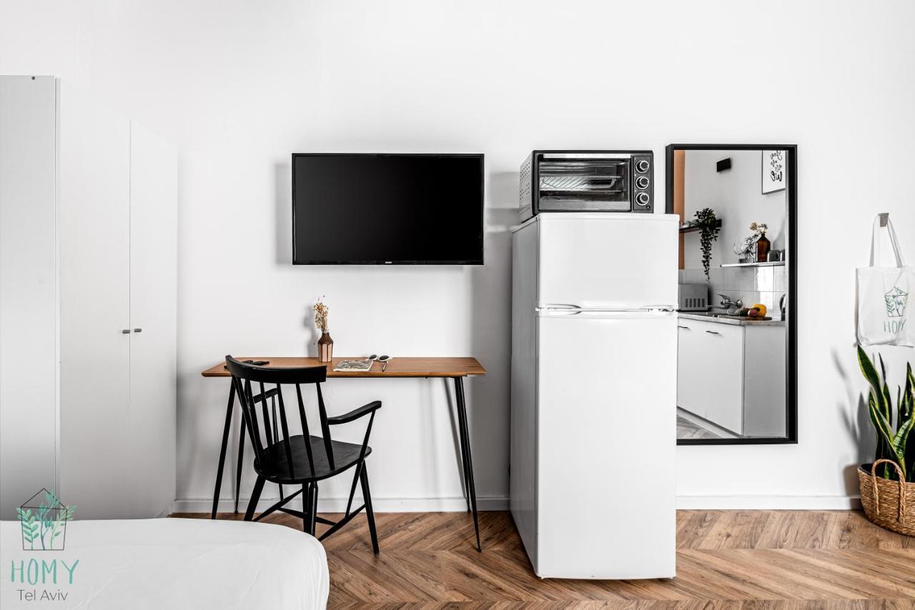 Stylish Studio Apartments On Dizengoff By Homy Tel Aviv Esterno foto